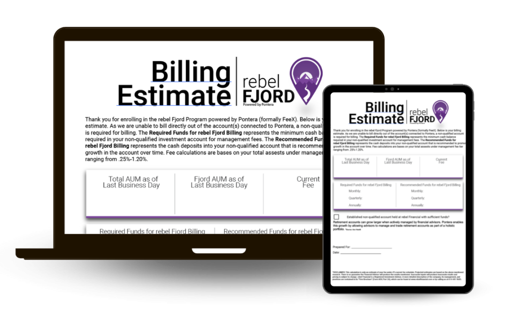 rebel Fjord billing estimate