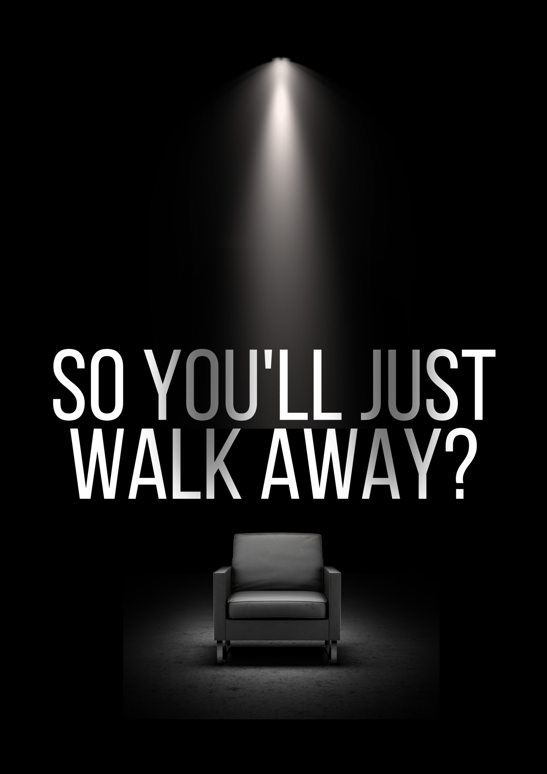 Text With Empty Chair