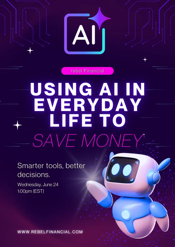 Using AI in Everyday Life to Save Money