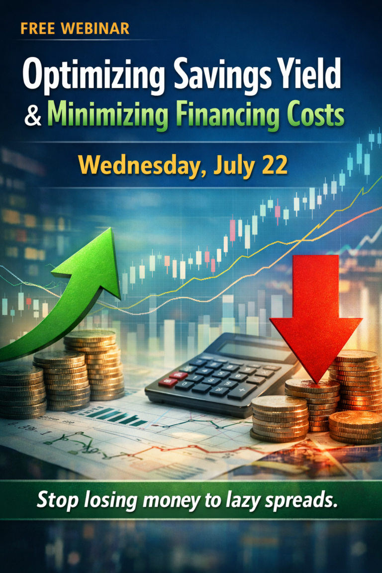 Optimizing Savings Yield & Minimizing Financing Costs
